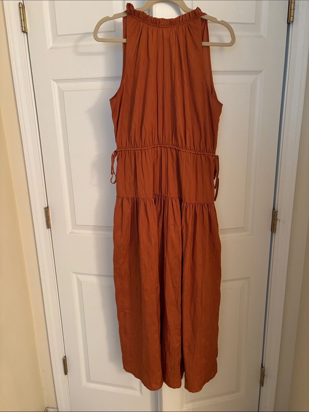 Gap tiered dress w/drawstring waist
